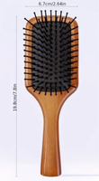Wooden hair brush