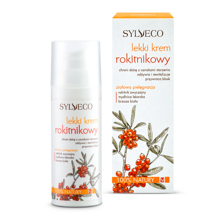 Sylveco Sea Buckthorn light moisturizer